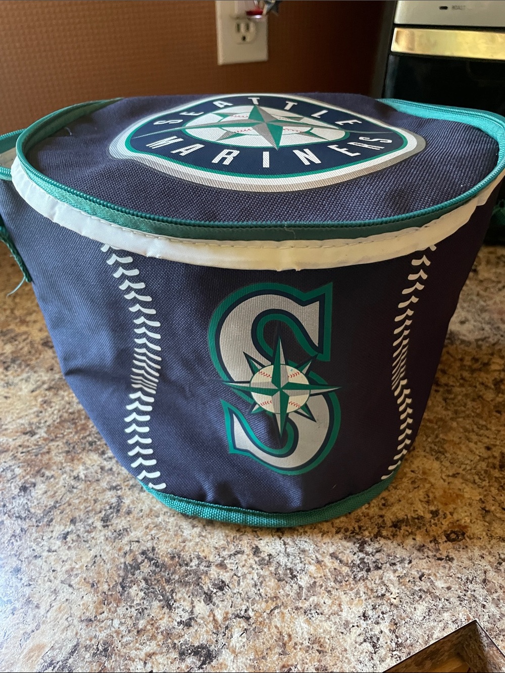 Navy & Teal Insulated Food Storage Cooler